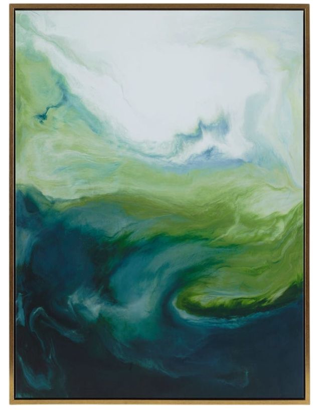 Uttermost® Corrie Lavelle Serene Green Framed Canvas-0