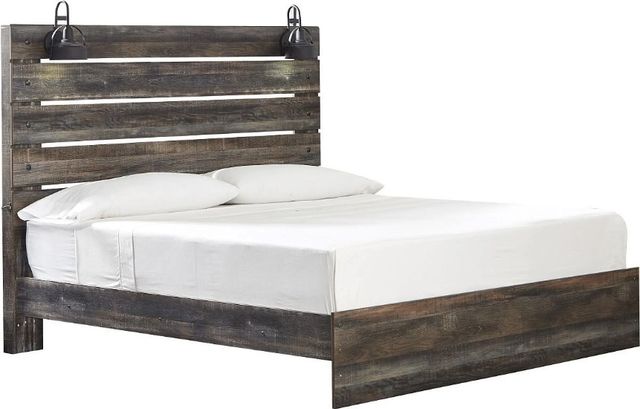 Signature Design by Ashley® Drystan Brown King Panel Bed-0