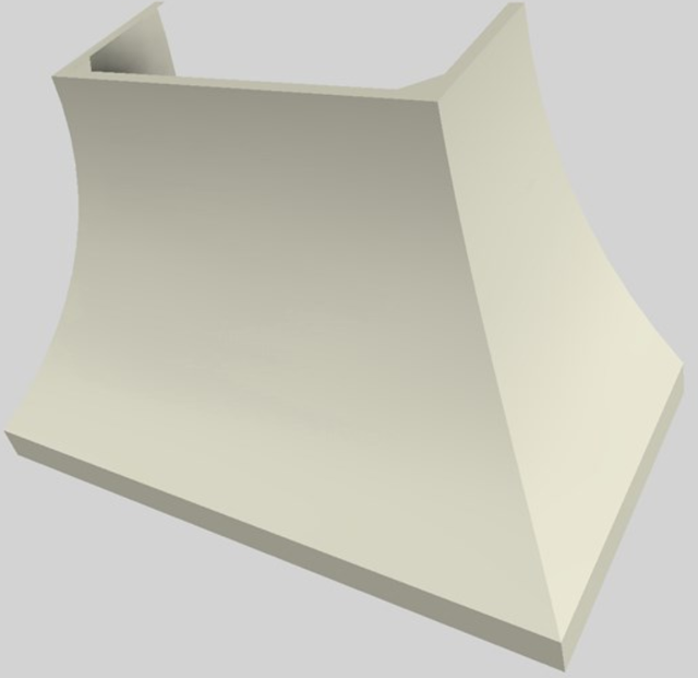 Vent-A-Hood® Designer Series 48" Biscuit Wall Mounted Range Hood-4