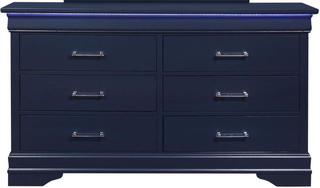 Global Furniture USA Charlie Blue Dresser-0