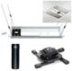 Chief® Black Mini Elite Universal Ceiling Projector Mount Kit-0