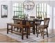 Mazin Furniture Schleiger Dark Brown Counter Height Dining Table-4