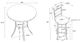 Powell® Franklin 5-Piece Beige/Pewter Counter Dining Set-2