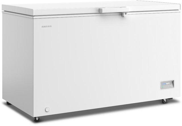 Amana® 55" 16 Cu. Ft. White Chest Freezer with Up-Front Temperature Control System-2