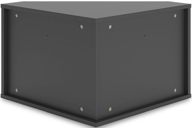 Signature Design by Ashley® Otaska Black Home Office Corner Bookcase-2