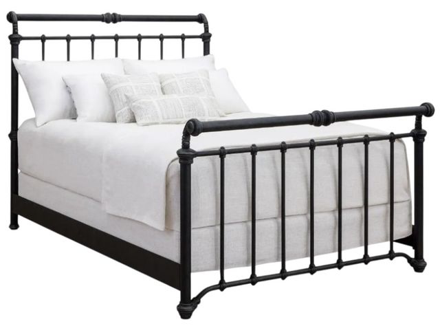 Wesley Allen Customizable Sheffield King Iron Bed-0
