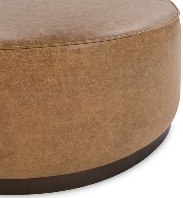 Classic Home Clair Chestnut 40" Round Ottoman-4