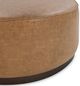 Classic Home Clair Chestnut 40" Round Ottoman-4