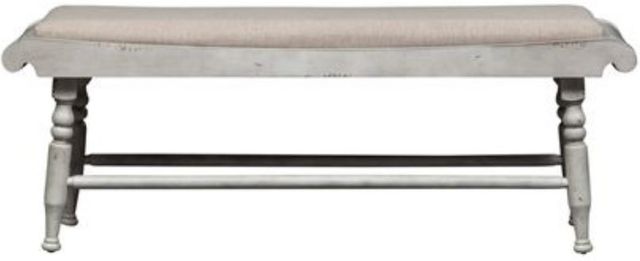 Liberty Furniture Whitney Antique Linen/Weathered Gray Bench-3
