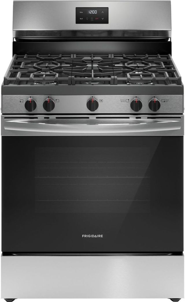 Frigidaire® 30" Stainless Steel Freestanding Gas Range