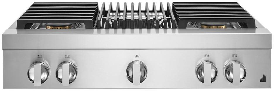 JennAir® NOIR™ 36" Stainless Steel Natural Gas Rangetop