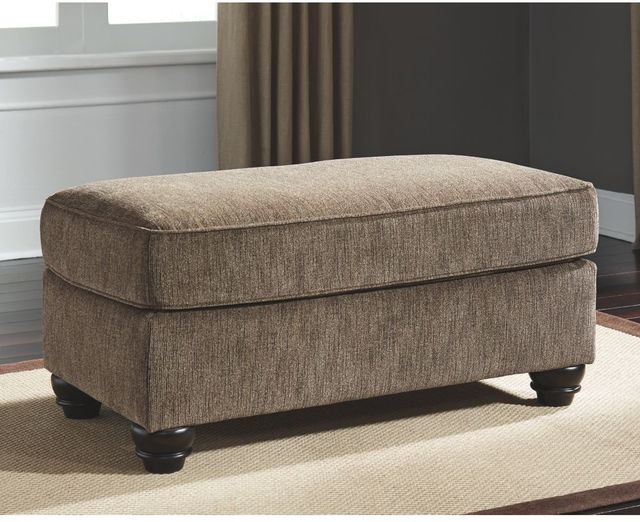 Benchcraft® Braemar Brown Ottoman-2