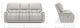 La-Z-Boy® Greyson Ice Leather Power Reclining Sofa with Headrest-5