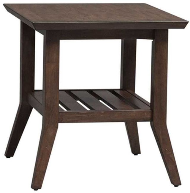 Liberty Furniture Ventura Boulevard Bronze Spice Rectangular End Table-0