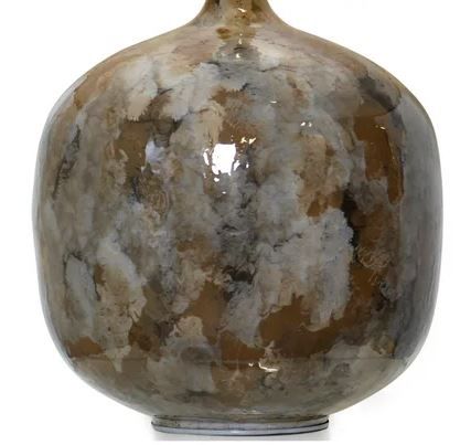 Stylecraft Azures Enamel Beige/Brown Table Lamp-1