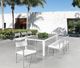 CabanaCoast® Customizable Nevis Aluminum Outdoor Dining Chair-4