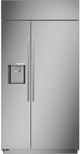 Monogram® 42" 24.5 Cu. Ft. Stainless Steel Built-In Side-by-Side Refrigerator-0
