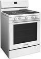 KitchenAid® 30" White Freestanding Gas Range-3
