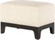Hooker® Furniture Archives Black/Curate Wheat Ottoman-3