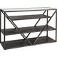 Liberty Furniture Arista Cobblestone Glass Top Sofa Table-0