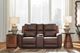 Signature Design by Ashley® Bleckley Espresso Power Reclining Loveseat with Console and Adjustable Headrest-2