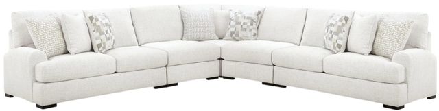 Signature Design by Ashley® Wynncroft Manor 5-Piece Chalk Curved Sectional-0
