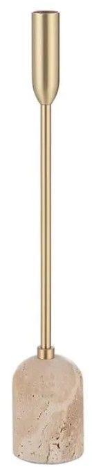 Renwil® Vesta 3-Piece Satin Brass Candle Holder Set-3