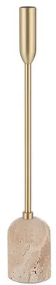Renwil® Vesta 3-Piece Satin Brass Candle Holder Set-3