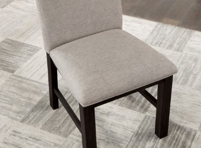 Furniture of America® Umbria Antique Black/Gray Dining Side Chair-2