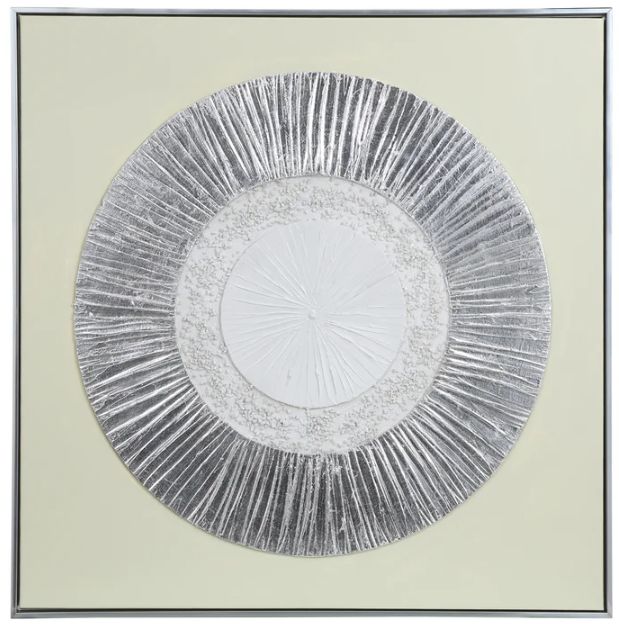 Stylecraft Silver Wheel ll Wall Art-0