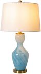Surya Hobart Blue/White Lamp-1