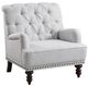 Homelegance® Holland Park Gray/White Accent Chair-0