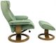 Fjords® Customizable Regent R Classic Comfort Small Manual Reclining Chair with Footstool-4
