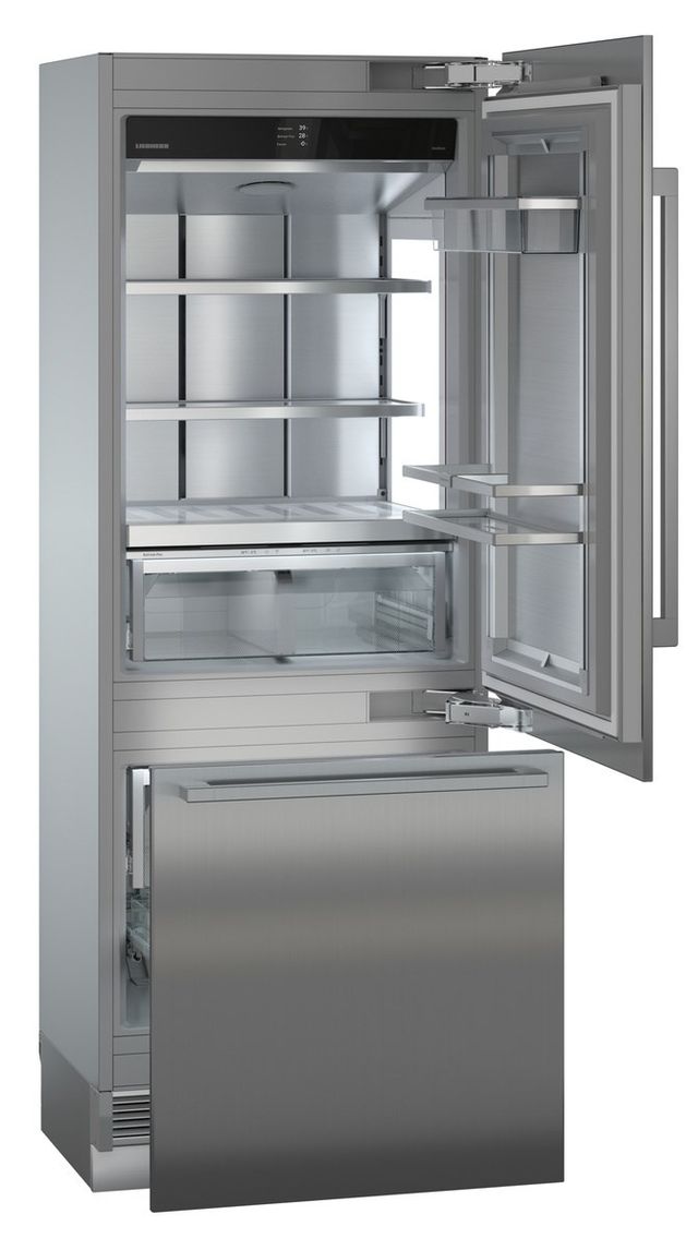 Liebherr 30" 14.5 Cu. Ft. Panel Ready Counter Depth Bottom Freezer Refrigerator with BioFresh-3