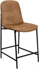 International Furniture Direct America Caramel Upholstered Counter Stool-0