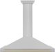 ZLINE 48" Autograph Edition Satin Stainless Steel Wall Mounted Range Hood-0
