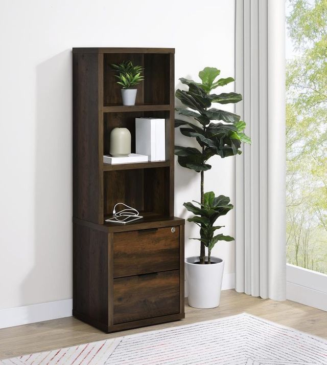 Coaster® Westpark Dark Pine Bookcase-2