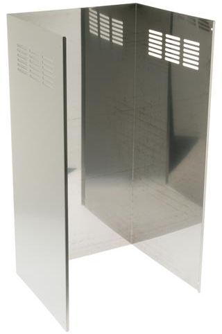 Monogram® 10' Stainless Steel Ceiling Duct Cover Kit-1