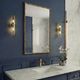 Uttermost® Brass Bamboo Antique Brass Rectangle Mirror-1