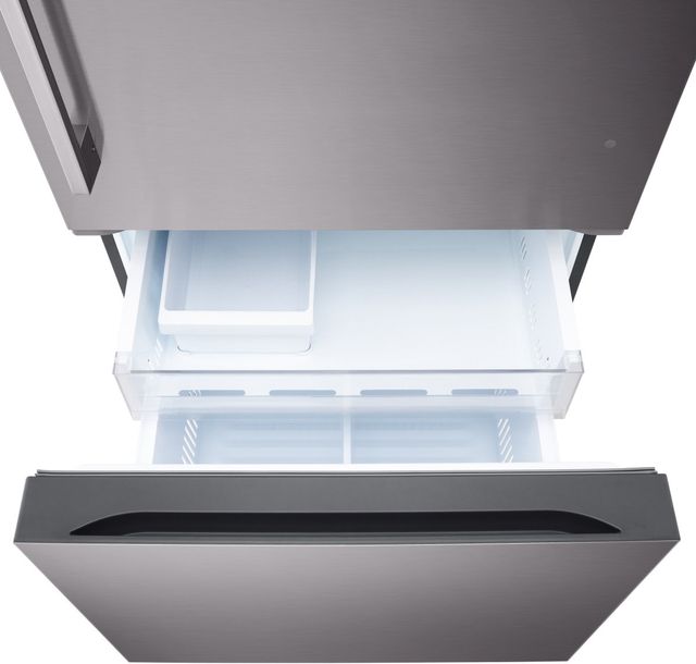 LG 33” 25.5 Cu. Ft. Black Stainless Steel Bottom Freezer Refrigerator-4