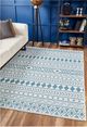 KAS Rugs Provo Aqua/Ivory Natural 5'x8' Area Rug-5