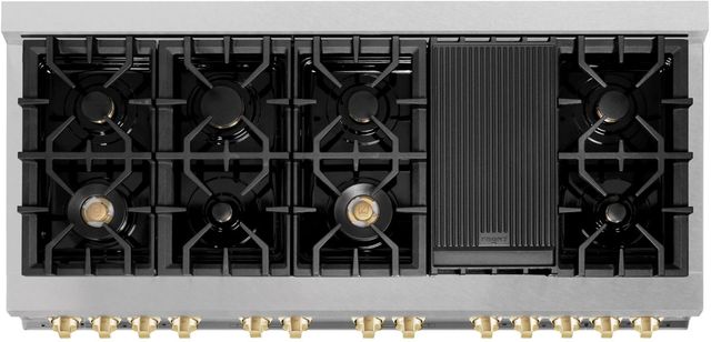 ZLINE Autograph Edition 60" Satin Stainless Steel Pro Style Dual Fuel Range with White Matte Door-2