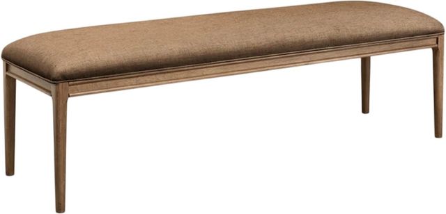 Modus Furniture Carlisle Toffee Crunch Upholstered Dining Bench-0