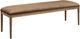 Modus Furniture Carlisle Toffee Crunch Upholstered Dining Bench-0