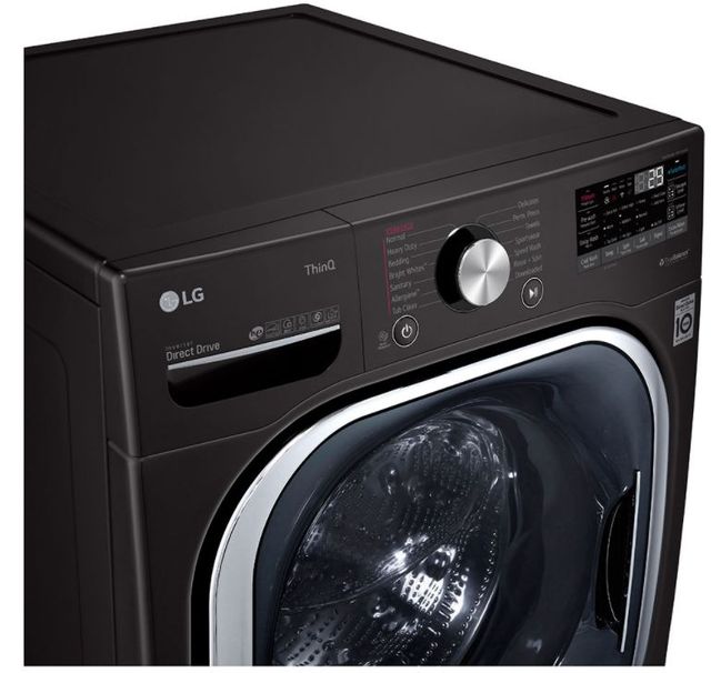 LG 5.0 Cu. Ft. Black Steel Front Load Washer-2