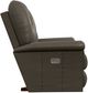 La-Z-Boy® Jasper Smoke Leather Power Rocking Recliner with Headrest-2