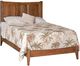 Country Classic Collection Customizable Simplicity Queen Low Profile Panel Bed-0