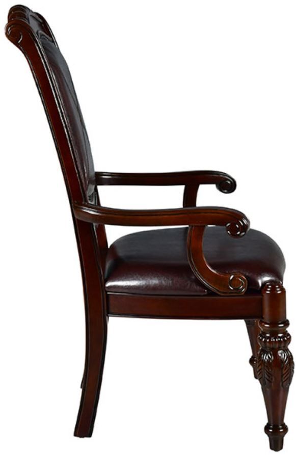 Steve Silver Co. Antoinette Brown Cherry Arm Chair-3