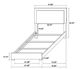 Coaster® Marceline White Twin Panel Bed-3