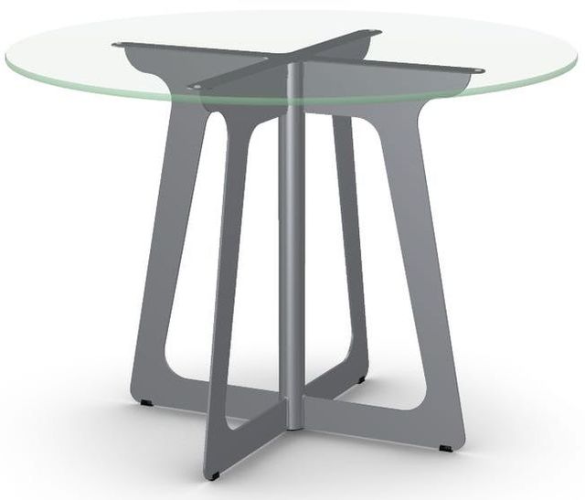 Amisco Genesis Clear Glass Round Table-0